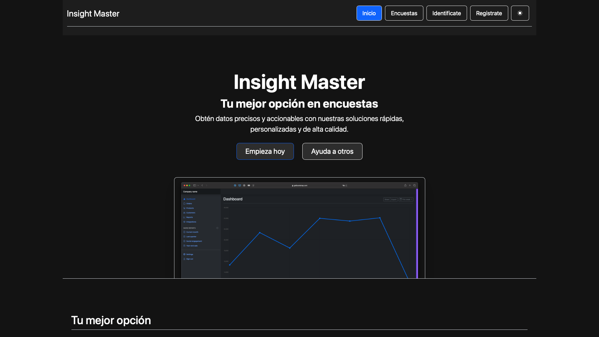 Insight Master: Plataforma integral para encuestas en línea